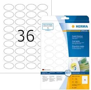 900 HERMA Etiketten 4380 weiß 40,6 x 25,4 mm