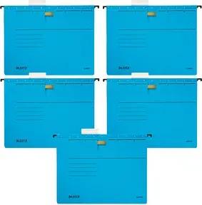 5 LEITZ Hängehefter ALPHA® 1984 Karton blau 1 x kaufmännische Heftung