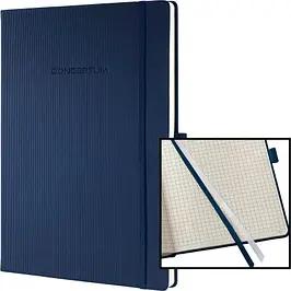 SIGEL Notizbuch Conceptum® ca. DIN A4 kariert, blau Hardcover 194 Seiten