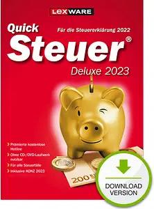 LEXWARE QuickSteuer Deluxe 2023 (für das Steuerjahr 2022) Software Vollversion (Download-Link)