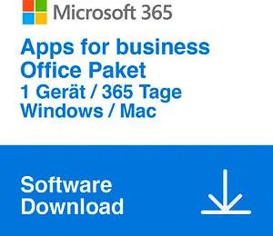 Microsoft 365 Apps for Business Office-Paket Vollversion (Download-Link)