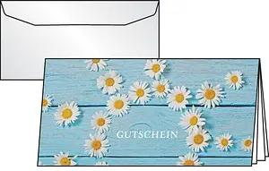 10 SIGEL Gutscheine Daisy DIN lang