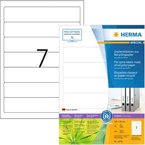 560 HERMA Ordneretiketten weiß