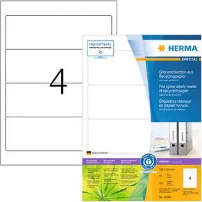 320 HERMA Ordneretiketten weiß