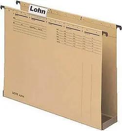15 LEITZ Hängesammler ALPHA® 1941 naturbraun Boden: 6,0 cm