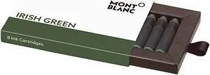 MONTBLANC Irish Green Tintenpatronen für Füller grün 8 St.