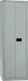 BISLEY Stahlschrank Universal E782A04B6355 silber 60,0 x 40,0 x 195,0 cm, aufgebaut