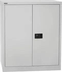 BISLEY Stahlschrank Universal E402A0145645 lichtgrau 91,4 x 40,0 x 100,0 cm, aufgebaut