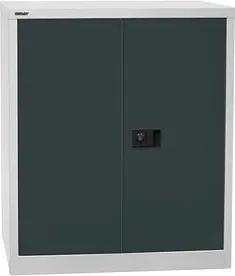 BISLEY Stahlschrank Universal E402A01525 lichtgrau, anthrazitgrau 91,4 x 40,0 x 100,0 cm, aufgebaut