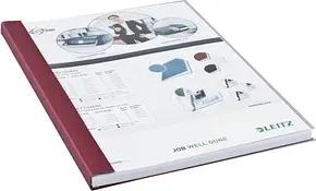 LEITZ Buchbindemappen rot Softcover für 71 - 105 Blatt DIN A4, 10 St.