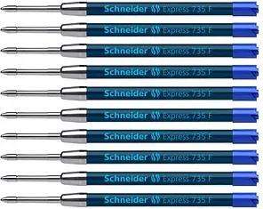 Schneider Express 735 Kugelschreiberminen F blau, 10 St.