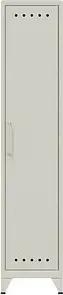 BISLEY Stahlschrank Fern Locker FERLOC3S696 verkehrsweiß 38,0 x 51,0 x 180,0 cm, aufgebaut