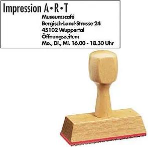 Textstempel, individualisierbar ohne Logo