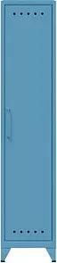 BISLEY Stahlschrank Fern Locker FERLOC3S605 blau 38,0 x 51,0 x 180,0 cm, aufgebaut