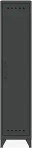 BISLEY Stahlschrank Fern Locker FERLOC634 anthrazitgrau 38,0 x 51,0 x 180,0 cm, aufgebaut