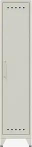 BISLEY Stahlschrank Fern Locker FERLOC696 verkehrsweiß 38,0 x 51,0 x 180,0 cm, aufgebaut