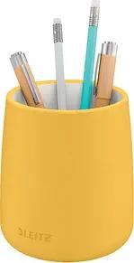LEITZ Stiftehalter Cosy gelb Keramik 8,7 x 8,7 x 10,8 cm