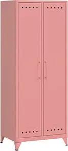 BISLEY Stahlschrank Fern Maxi FERMAX620 pastelpink 70,0 x 51,0 x 180,0 cm, aufgebaut