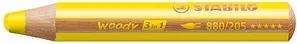 STABILO woody 3 in 1 Buntstift gelb, 1 St.