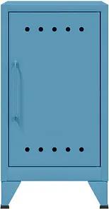 BISLEY Stahlschrank Fern Mini FERMINRH605 blau 38,0 x 40,0 x 72,5 cm, aufgebaut