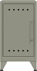 BISLEY Stahlschrank Fern Mini FERMINLH645 lichtgrau 38,0 x 40,0 x 72,5 cm, aufgebaut
