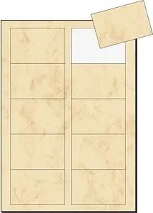 100 SIGEL Visitenkarten DP744 satiniert beige 225 g/qm