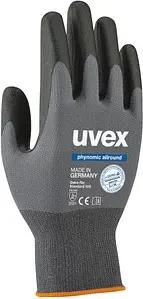 uvex unisex Arbeitshandschuhe phynomic allround grau Größe 10, 1 Paar