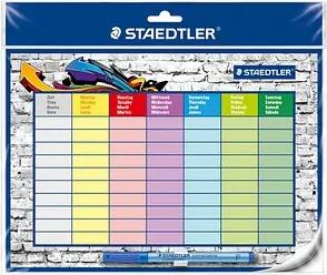 STAEDTLER 641 SP Stundenplaner, Tageseinteilung 29,6 x 20,9 cm