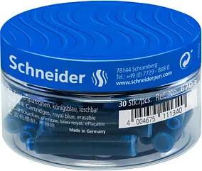 Schneider Tintenpatronen für Füller blau 30 St.