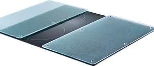 Zeller Herdabdeckplatten transparent, 2 St.