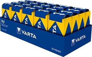 20 VARTA Batterien LONGLIFE Power E-Block 9,0 V