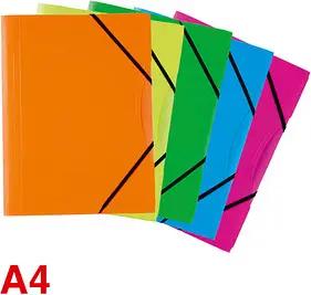 5 folia Sammelmappen NEON DIN A4 farbsortiert