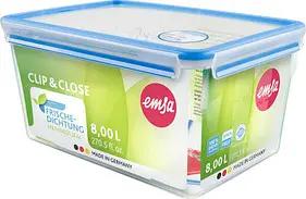 emsa Frischhaltedose CLIP & CLOSE 16,2 cm hoch transparent 8,0 l, 1 St.
