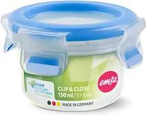 emsa Frischhaltedose CLIP & CLOSE 5,9 cm hoch transparent 0,15 l, 1 St.