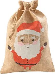 folia Nikolausbeutel Weihnachtsmann klein 17,0 x 25,0 cm 10 St.