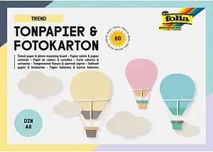 folia Tonpapier farbsortiert 130/300 g/qm 1 Block