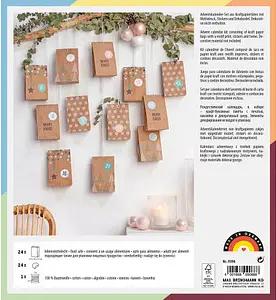 folia Adventskalender NATURE mehrfarbig