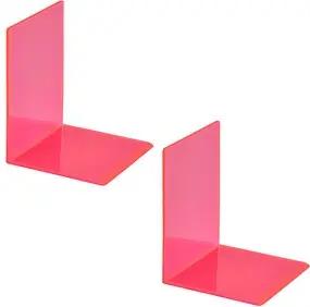 2 MAUL Buchstützen pink 10,0 x 10,0 x 13,0 cm