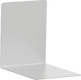 2 MAUL Buchstützen silber 8,0 x 10,0 x 10,0 cm
