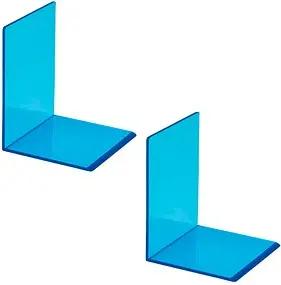 2 MAUL Buchstützen blau 10,0 x 10,0 x 13,0 cm