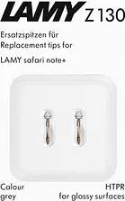2 LAMY Spitzen für Eingabestift Z130 grau