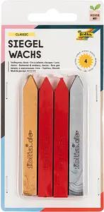 folia Siegelwachs Classic rot, silber, gold