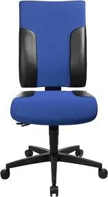 Topstar Bürostuhl Two 20, TF200 S106 Stoff blau, Gestell schwarz