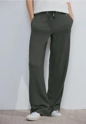 Cecil Damen Loose Fit Hose in Grün, Gr: XXL