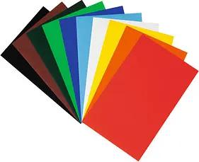 folia Buntpapier gummiert farbsortiert 80 g/qm 50 St.
