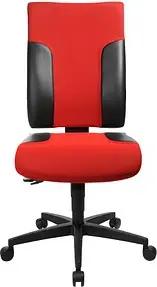 Topstar Bürostuhl Two 20, TF200 S101 Stoff rot, Gestell schwarz