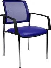 2 Topstar Besucherstühle BtoB 10 BB290A S18 royalblau Stoff