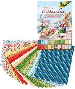folia Motivblock Weihnachten farbsortiert 270 g/qm 1 Block