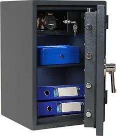 ROTTNER Sicherheitsschrank Atlas Fire 65 EN1 Sicherheitsstufe 1 nach EN 1143-1 mit Feuerschutz anthrazit 44,0 x 43,0 x 65,5 cm