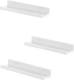 SONGMICS Wandregale-Set weiß 38,0 x 10,0 x 5,0 cm